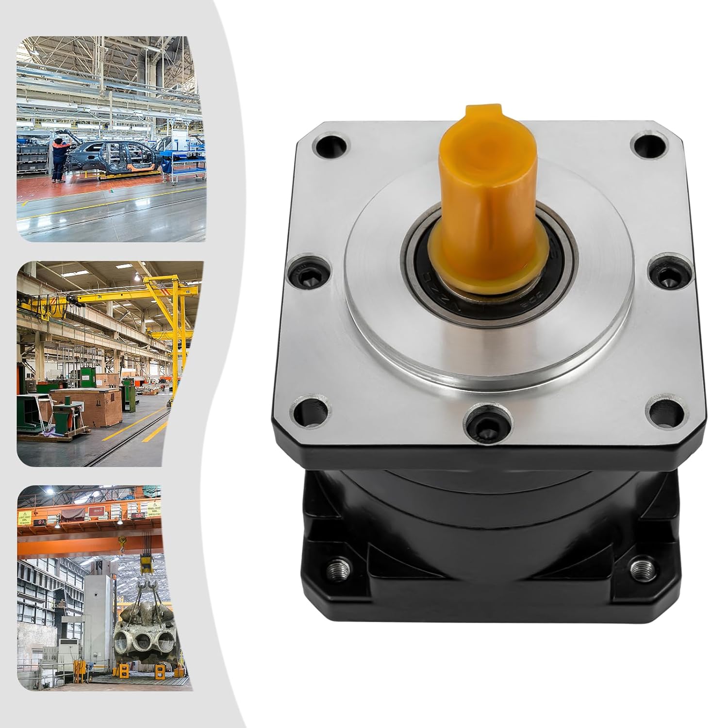 Planetary Gearbox Ratio, 86 Stepper Motor Reducer Gearbox 6:1 Planetary Gearboxs Gear Head Speed Reducer 3000 RPM Speed Reducers for CNC Router Bandsaw Benchtop Machine