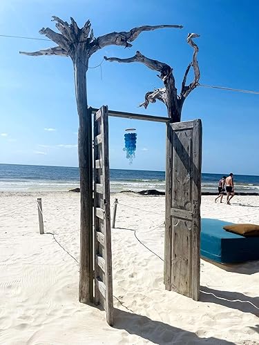 Miniatura 3 de Carillón de viento de colores brillantes de buena suerte, sonido suave y relajante visualmente atractivo (oro y plata)