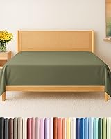 Vista 29 de Sábana encimera de bolsillo profundo, más suave que el algodón egipcio, 1 sábana encimera para colchón tamaño King