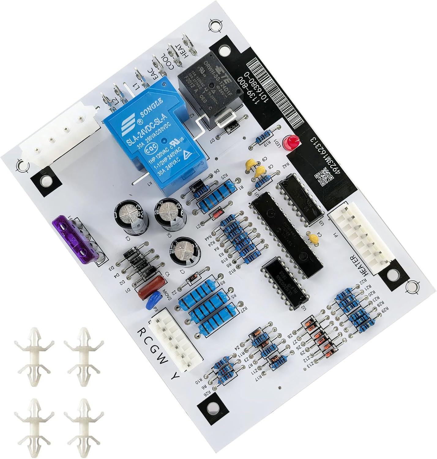 624735 Furnace Control Board Replace for 624735-B 624735R 1016380R Models | Monitors Ignition, Gas Flow and Fan Operation, Prevents Overheating, Improves Furnace System Performance