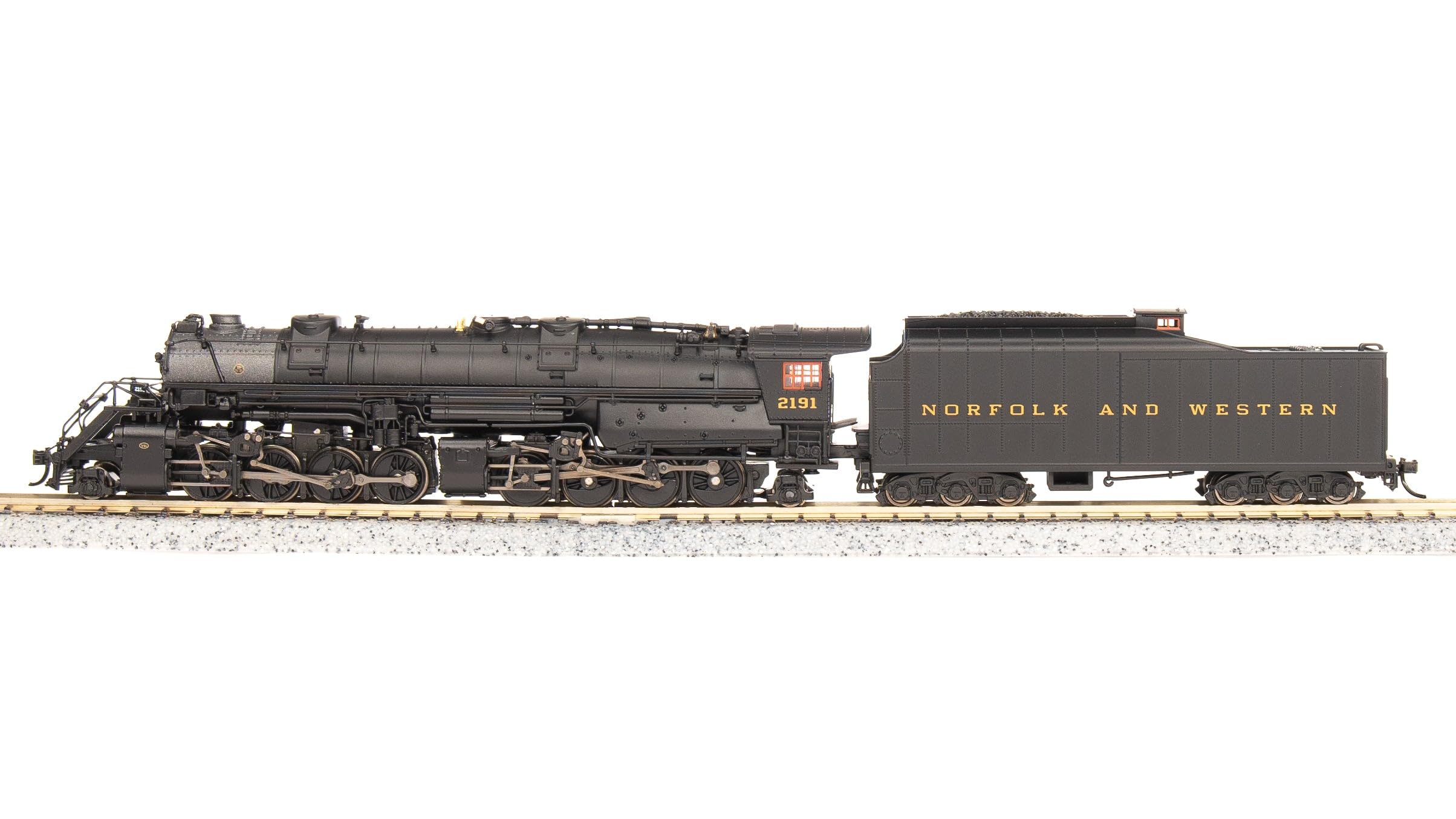 Amazon.com: Broadway Limited 7223 N&W Y6b 2-8-8-2, #2199, 22I