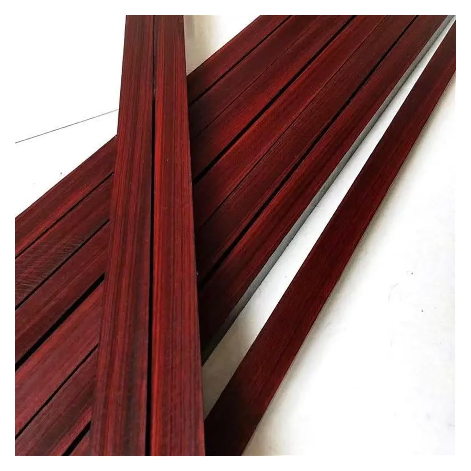 Rzeźbione drewno mały liść palisander lite drewno uchwyt instrument muzyczny element rzeźba materiał ręcznie robiony DIY surowiec drewno o wysokiej gęstości drewniane patyczki (30 x 5 x 3 cm 1 szt.)