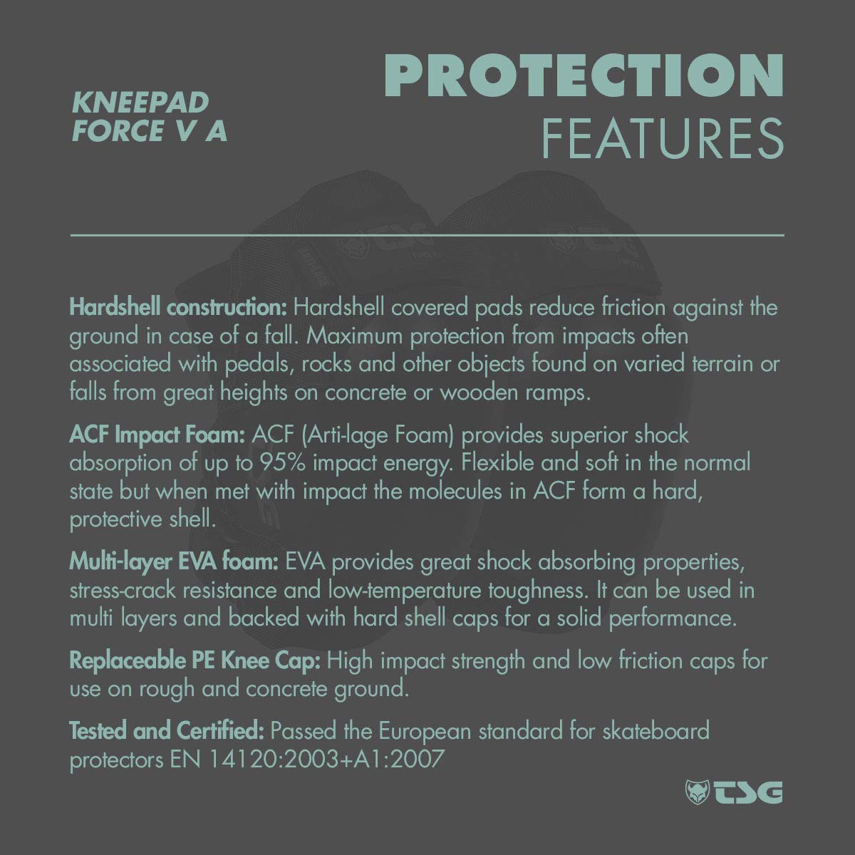 TSG Kneepad Force V A Knieschoner