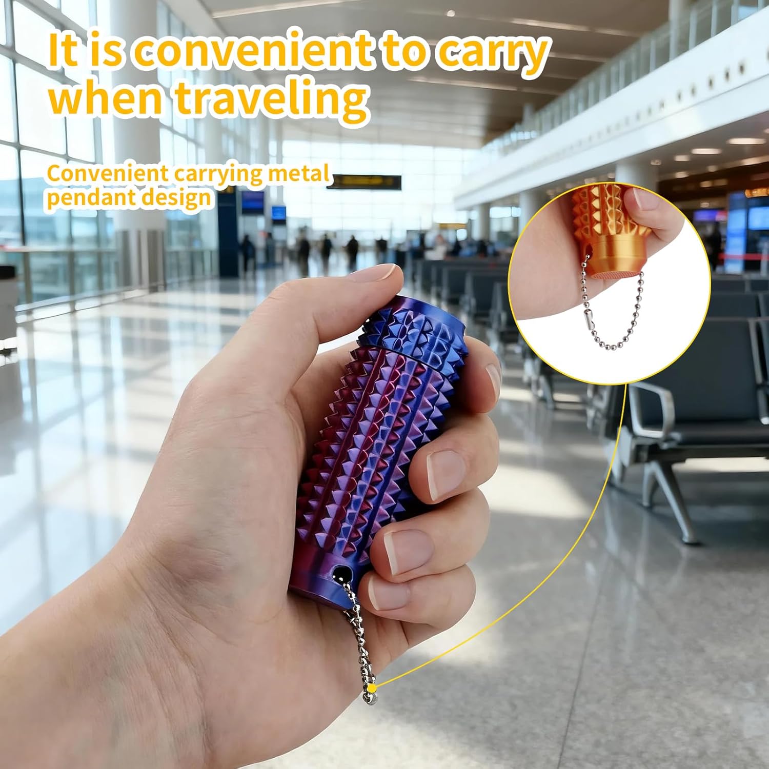 Little Ouchies Pain Fidget, 3PCS Little Pain Stim Ouchies Fidget Toys for Adults, 3D Printed Spiky Grippie Stim Keychain for Anxiety Relief, Sensory Toy for Stress Relief & Focus, Novelty Gifts
