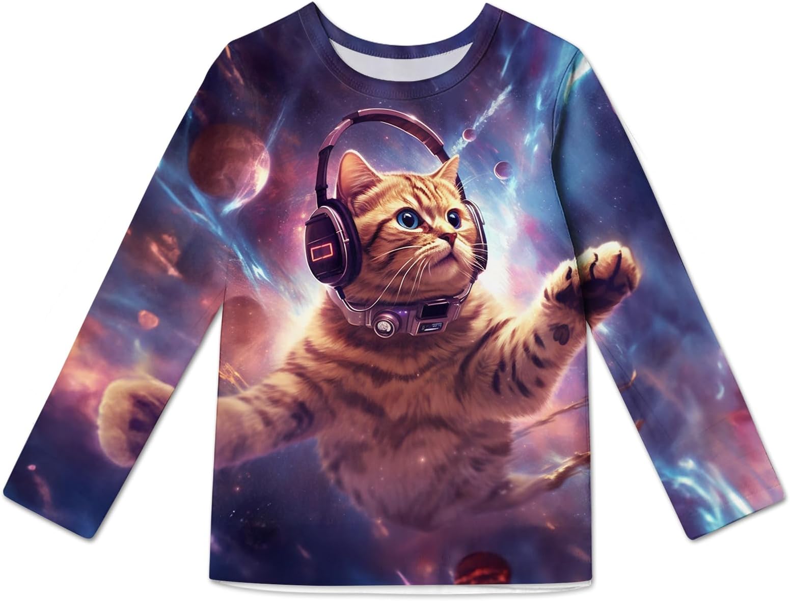 RAISEVERNBoys Girls 3D Graphic Printed T-Shirts Unisex Short Sleeve Summer tees for 4-14 Years