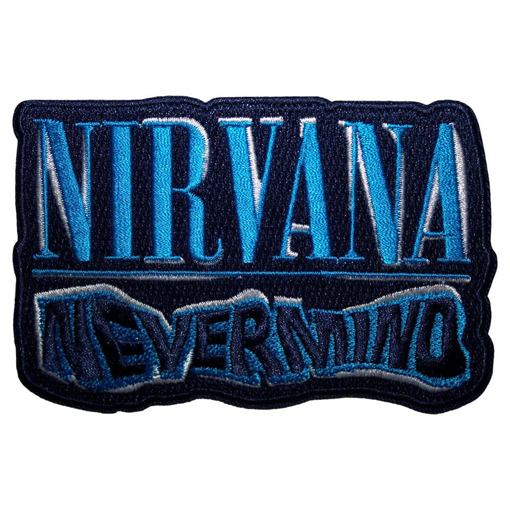 Rock Off officially licensed products Nirvana Nevermind Wavy Cut Out Woven Patch One Size