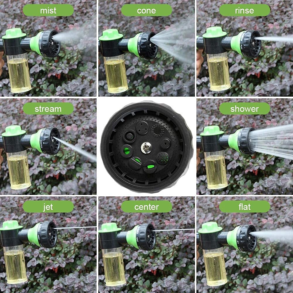 Gartenschlauch-Sprühpistole Mit 8 Mustern – 2023 Upgrade Für Einfache Bewässerung
