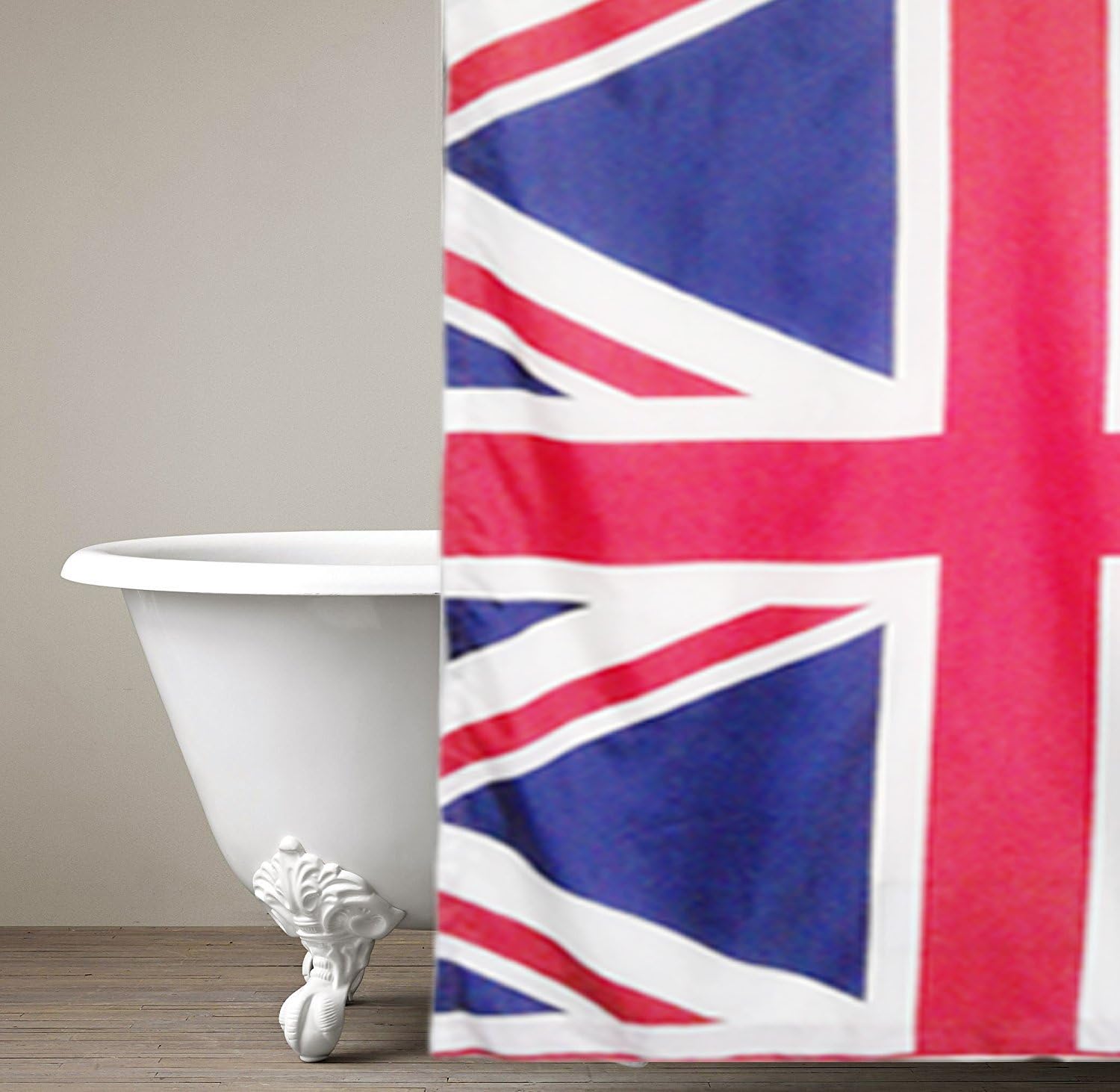 PACK OF 3 UNION JACK FLAG drape/BRITISH FLAG PATTERN Panel Shower
