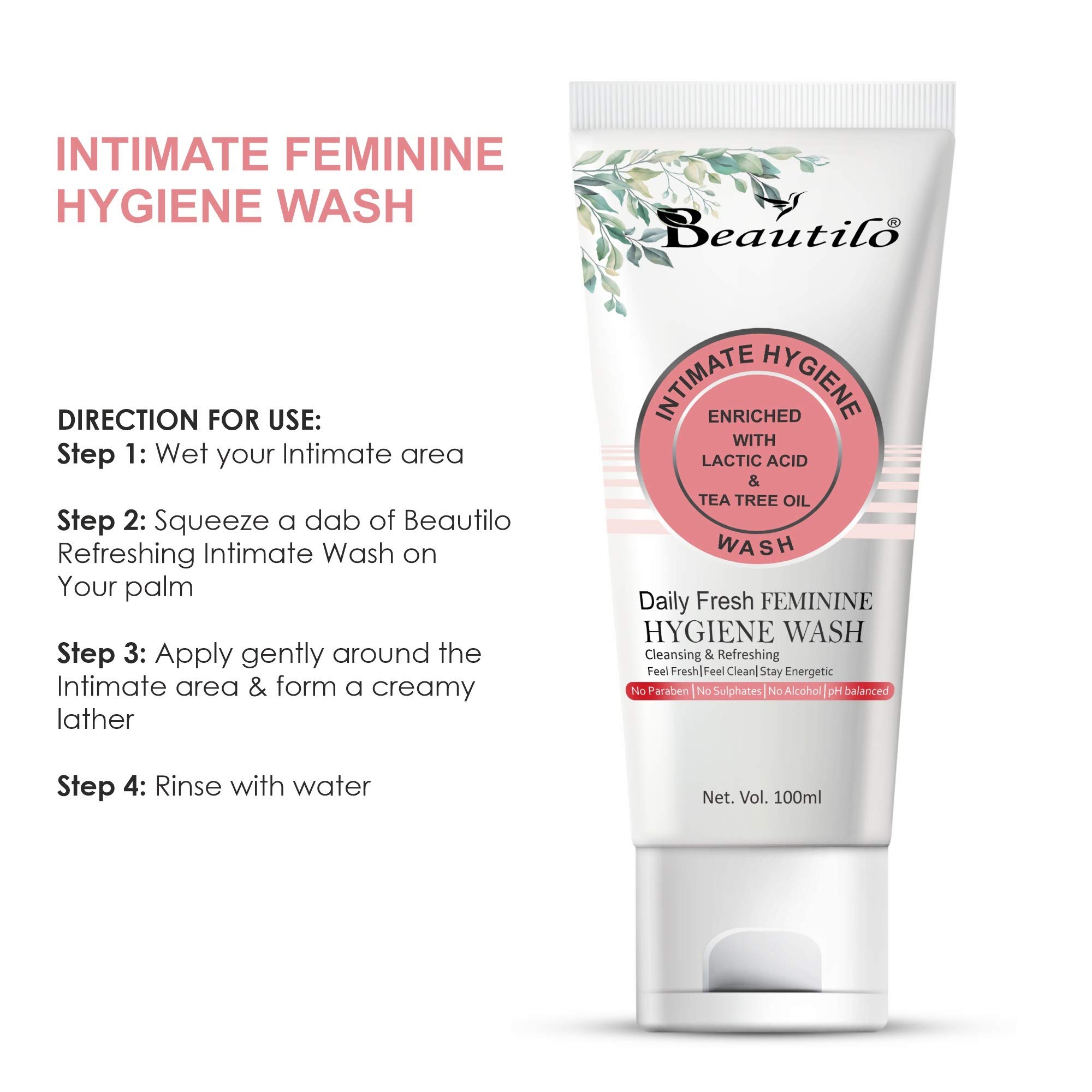 Buy Beautilo Feminine Intimate Hygiene WashEnriched with Lactic Acid