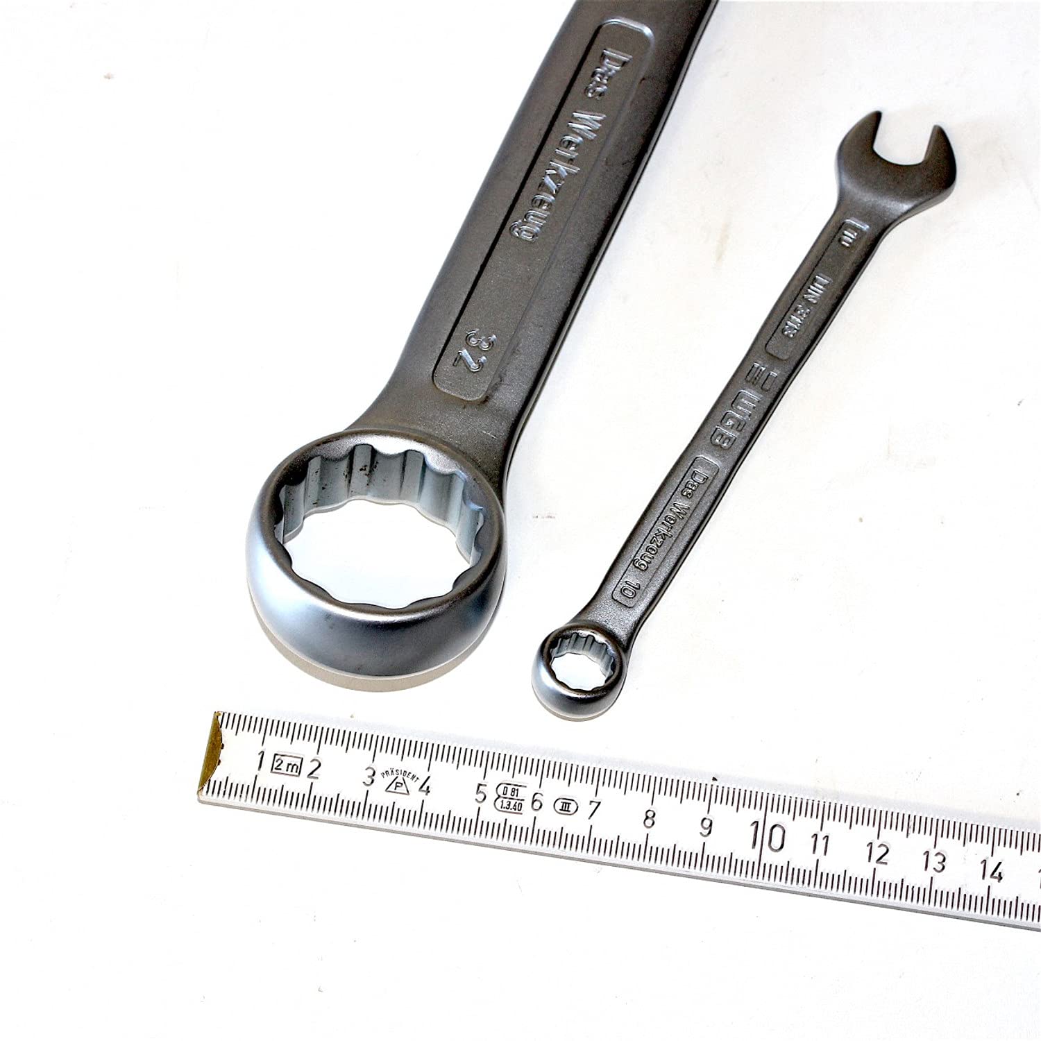 Clé Mixte 16 Mm BOLTER - Clé Polygonale à Fourche, En Acier Inoxydable Poli, Outil De Rivetage