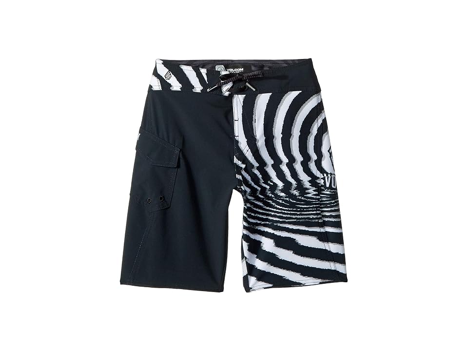 

Volcom Kids Lido Block Mod Boardshorts (Big Kids) (New Black) Boy's Swimwear
