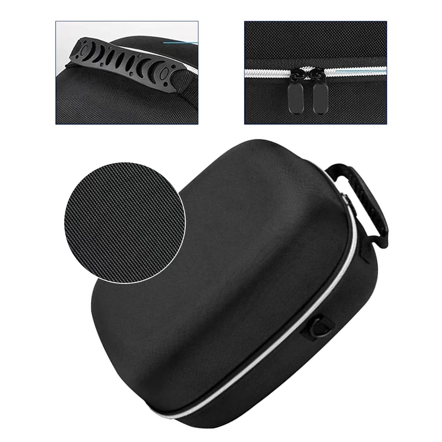 Carkio Hard Carrying Case Compatible with PSVR2 Gaming Headset and Touch Controllers Accessories,Waterproof Portable Protection Case with Shoulder Strap Suitable for Travel and Home Storage