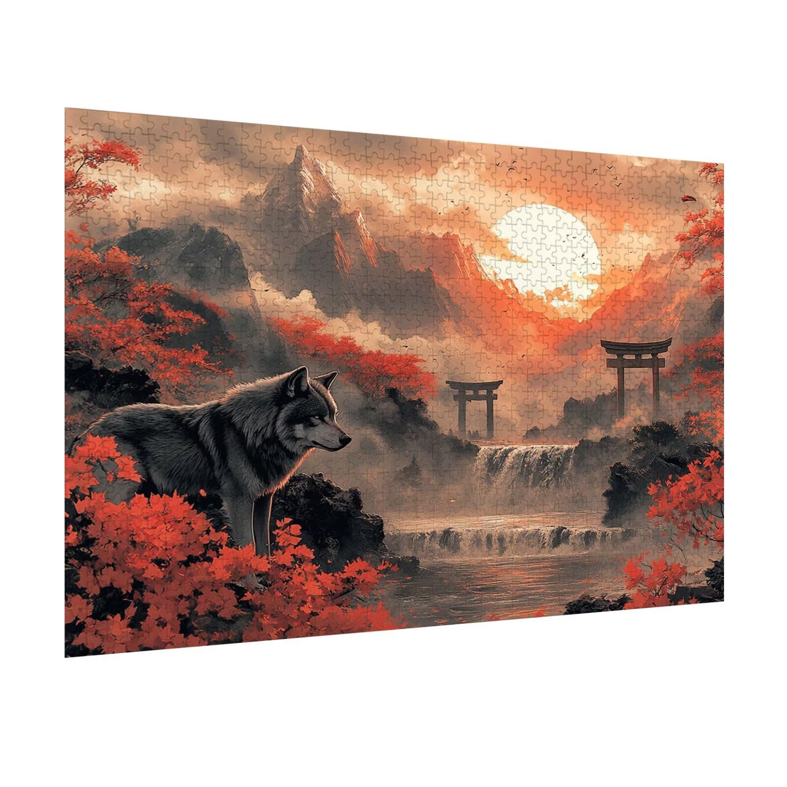 Puzzle 6000 Pezzi Sole calante Puzzle Classici per Gioco Familiare, n-458