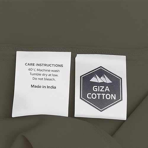 Miniatura 7 de MyGiza Sheets Juego de sábanas de 4 piezas tamaño King dividido en la parte superior para cama ajustable, 100% algodón Giza perfecto para camas de