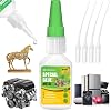 Metal Glue, 20g Heavy Duty Adhesive for Metals and Other Materials Bonding, Waterproof & Fast-Drying, Super Instant Glue for Metal Repairs, Jewelry, DIY Projects, Aluminum, Steel, and More