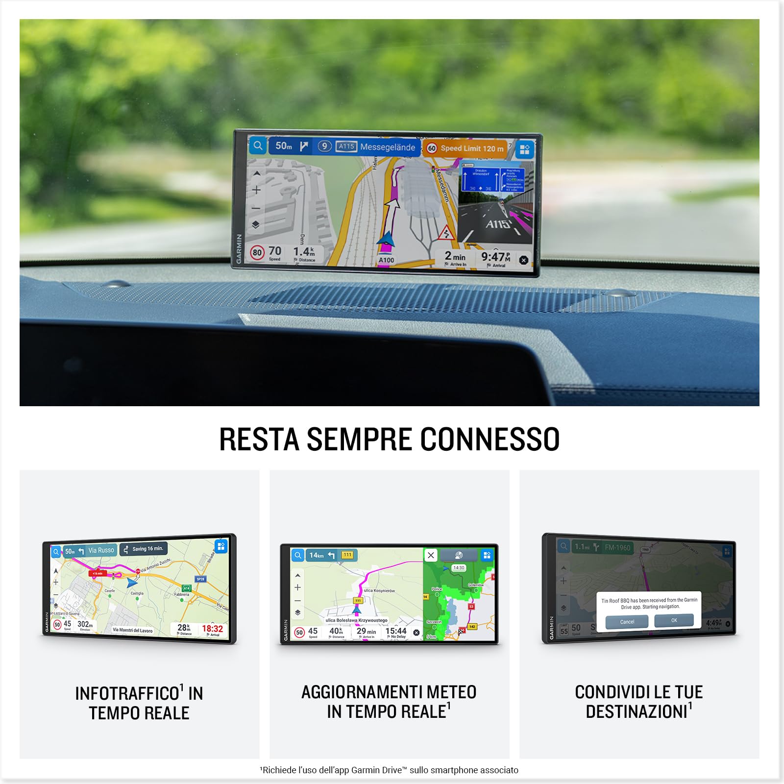 Garmin Drive™ 8.8", Serie 2026, navigatore GPS per Auto