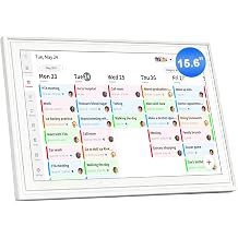 TROCOTN Digital Calendar,Chore Chart 15.6" Wall Planners for Family Schedules, Smart Calendar,Digital Photo Frame,Smart Touchscreen Interactive Display,Wall Desk Mountable