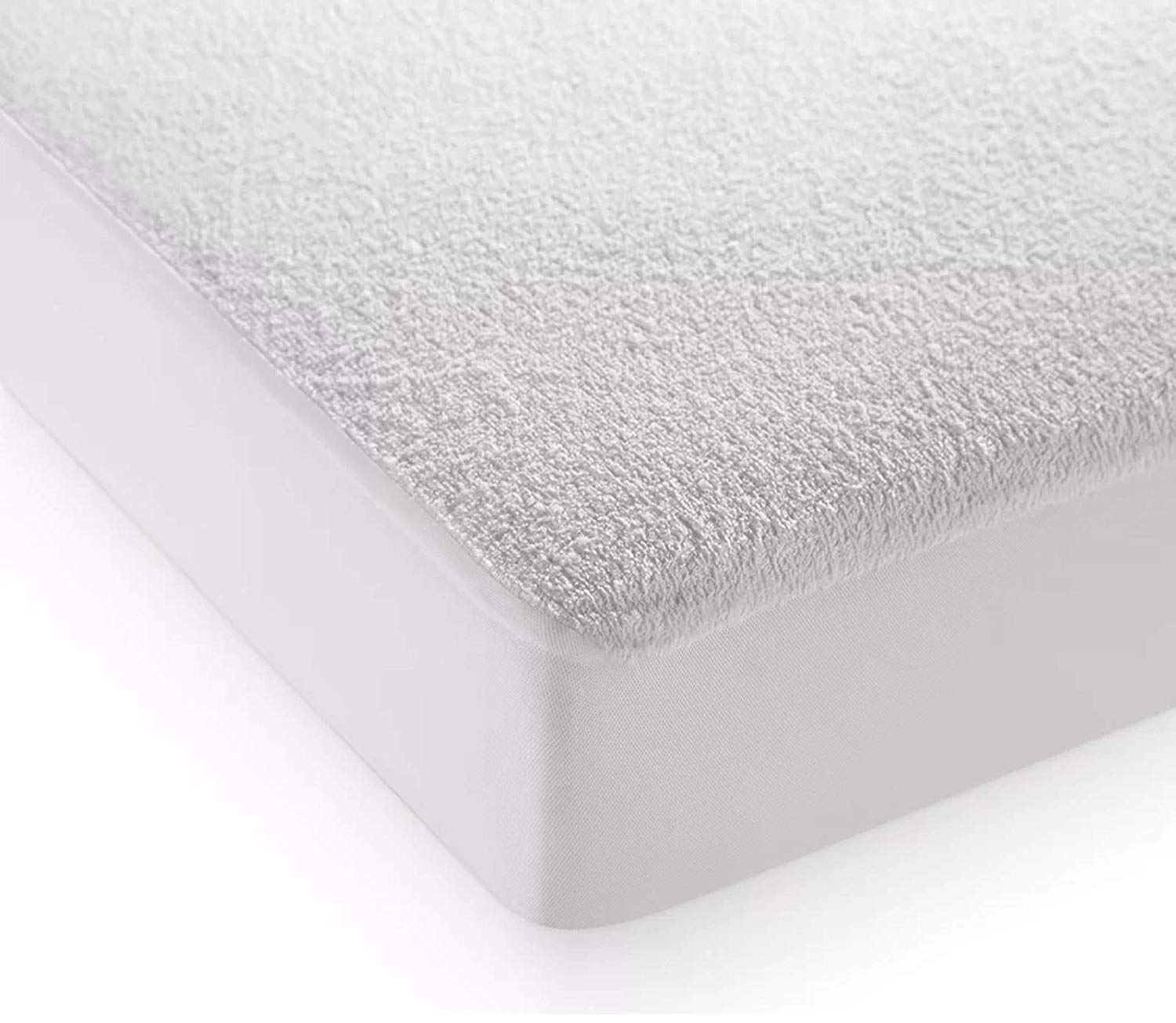 Extra Deep Waterproof Terry Towel Mattress Protector Topper Cover Anti Allergy Single, Double, King, Super King (King)