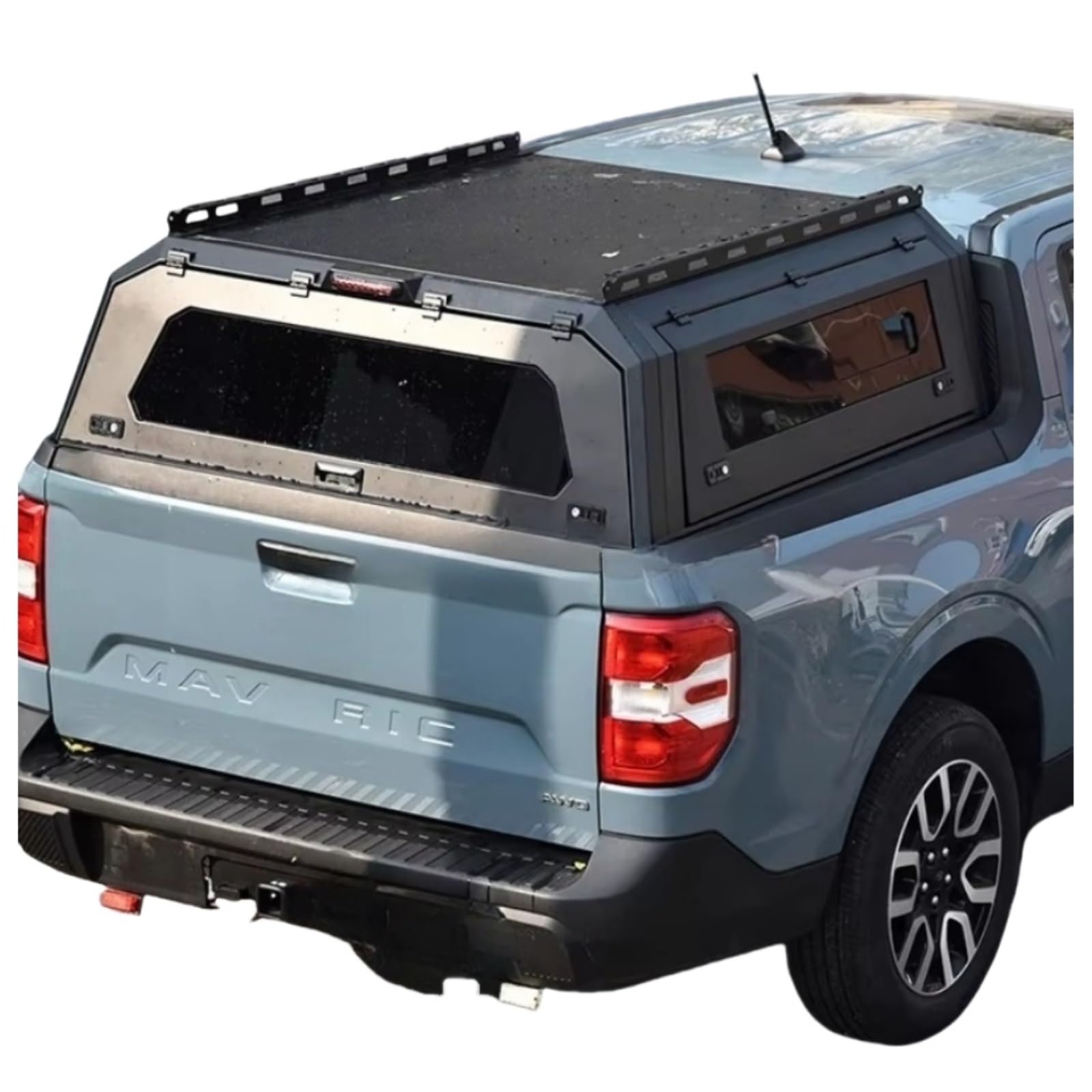 Pickup High Hard Top Steel Camper Shell Tonneau Cover Truck Toppers Canopy Compatible for Great Wall Poer Maxus F150 T60 T70 T90, liujiali2001