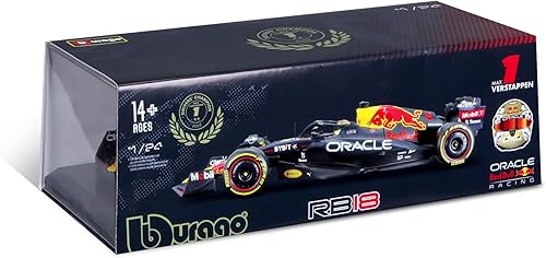 Miniatura 7 de Bburago B18-28026V Max Verstappen - Coche coleccionable, múltiple