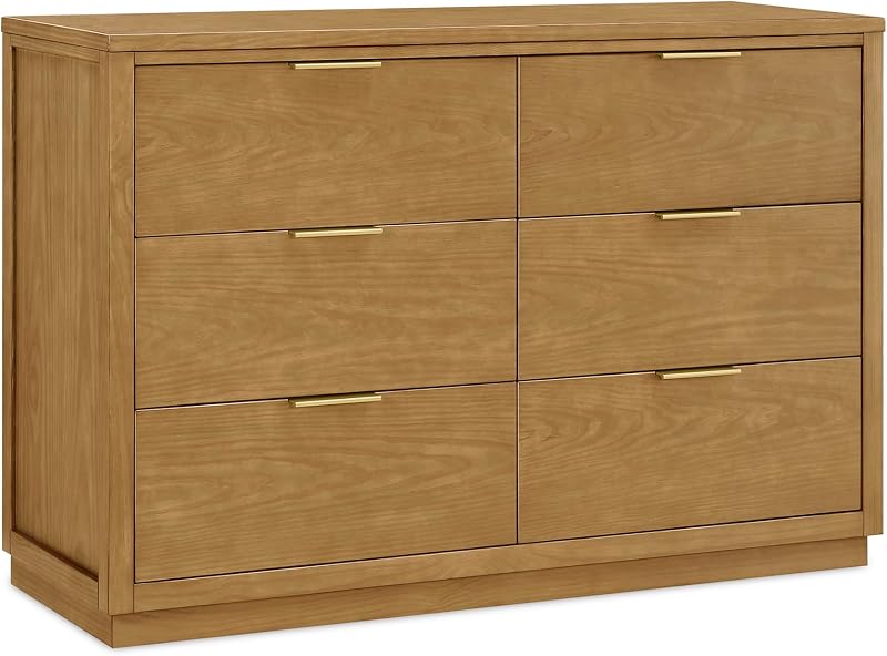Forever 6 Drawer Dresser, Fully Assembled - Naturals Collection, Acorn