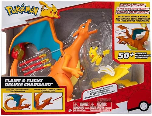 Miniatura 6 de Pokemon Figura de acción de Charizard de lujo