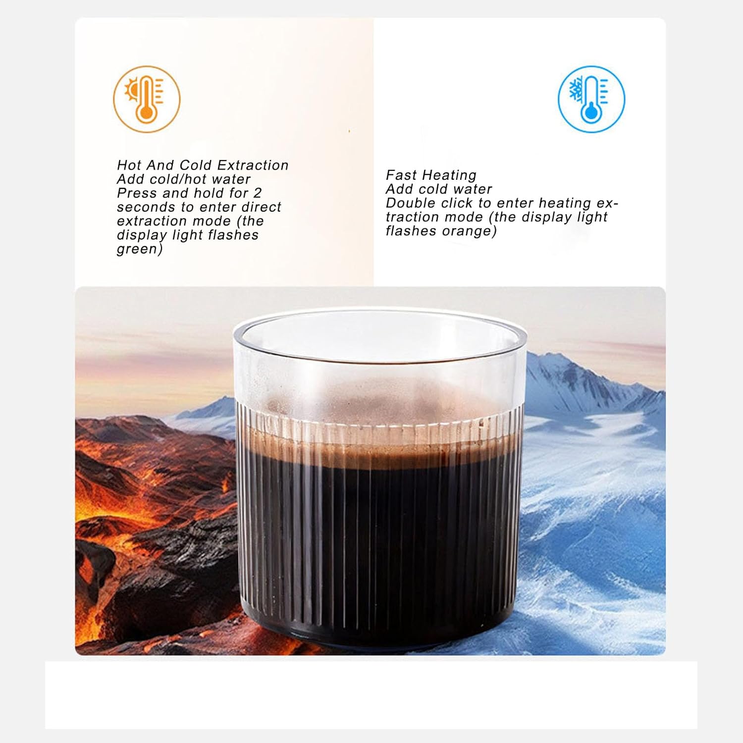 Yosoo Portable Coffee Maker, 200ml, 72W, 90C in 5-6min, 3 in 1 Extraction, Rechargeable Battery, ABS, 304 Stainless Steel, Compact Design, for Travel, Office, Camping