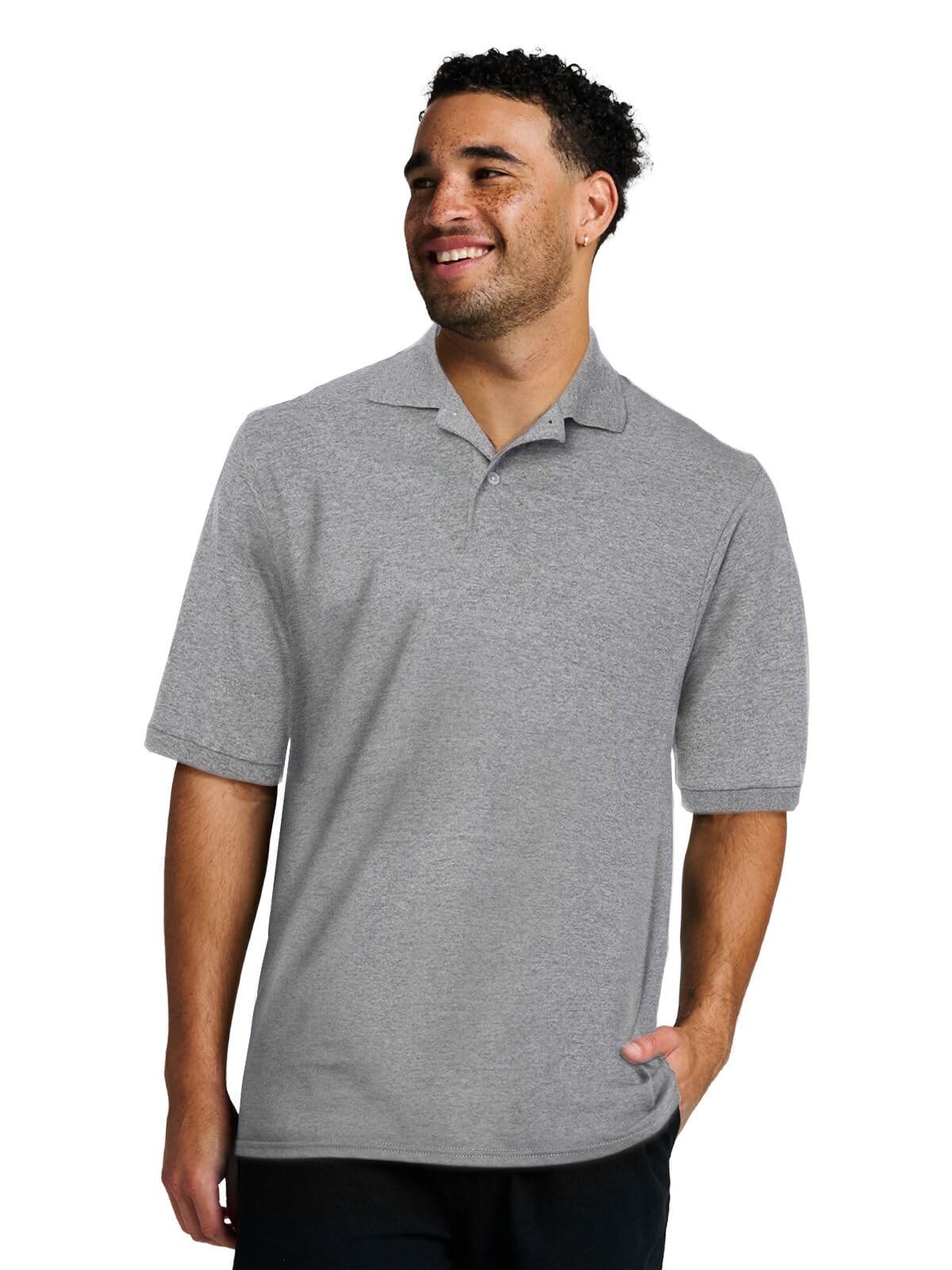 Jerzees mens Spot Shield Short Sleeve Polo Sport Shirt Polo Shirt