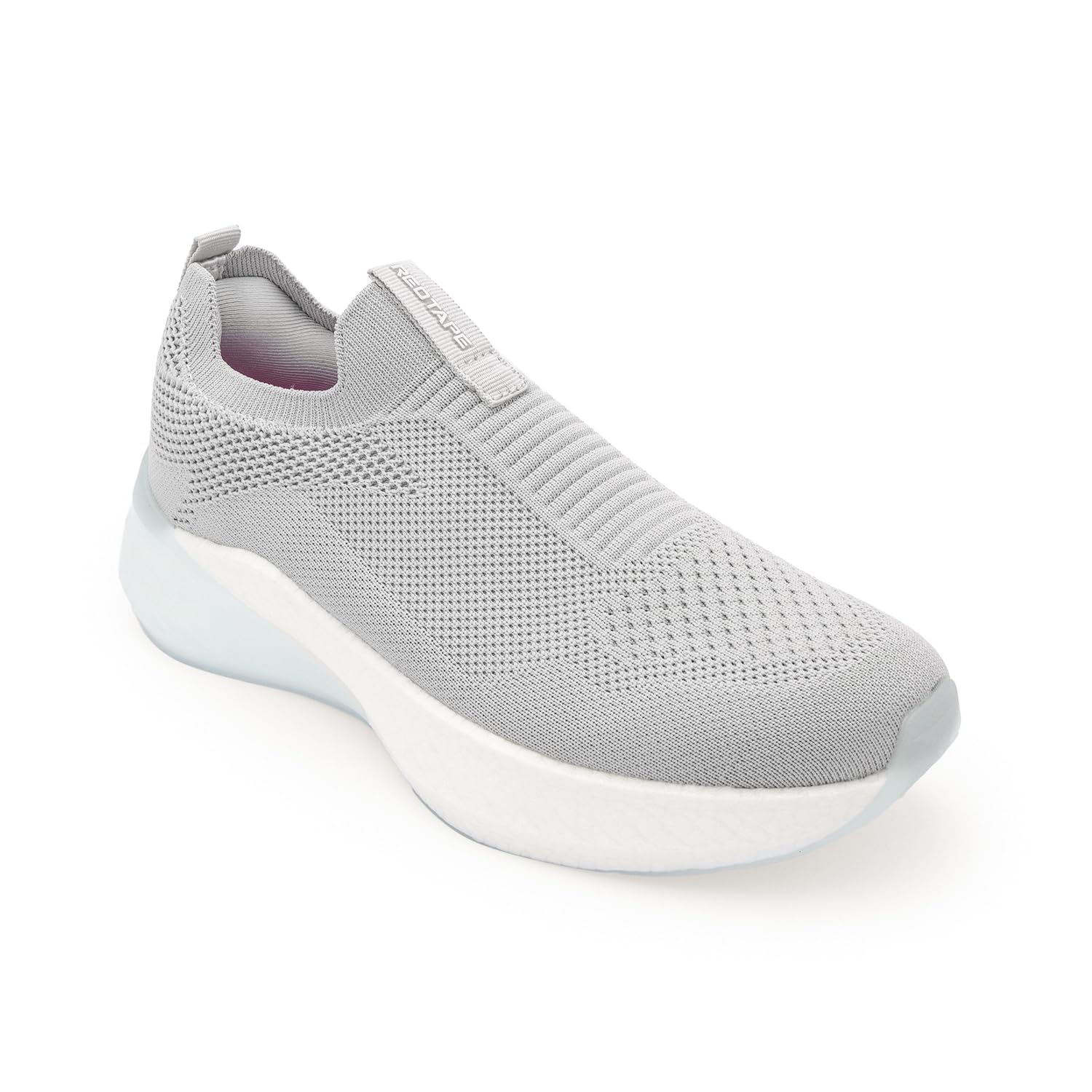 Women Sport Shoes White Lavender Mesh TPU Round Toe Lace-Up-image-15