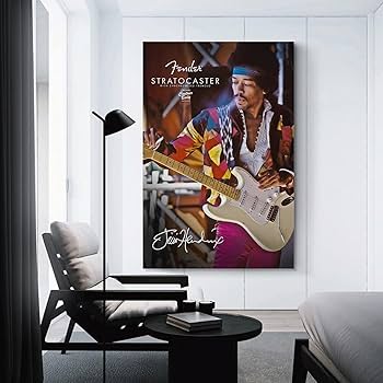 ☆新品A1サイズ手描きアートポスター半光沢紙プリントジミ・ヘンドリックス ☆新品A1サイズ手描きアートポスター半光沢紙プリントジミ