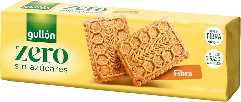 Gullón Biscoito Integral Zero Açúcar Pacote 170G