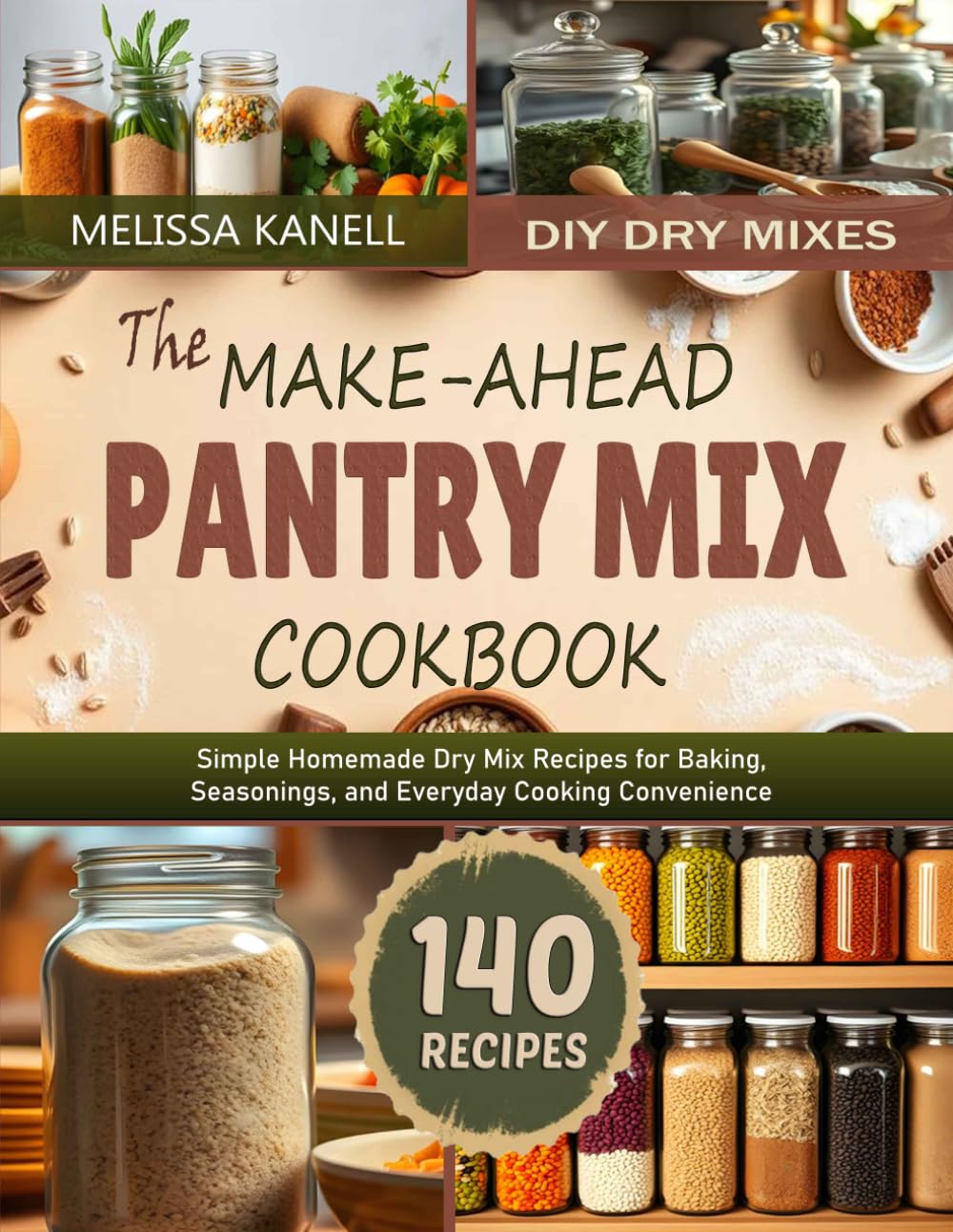 The Make-Ahead Pantry Mix Cookbook: Simple Homemade Dry Mix Recipes for Baking, Seasonings, and Everyday Cooking Convenience