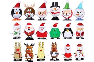 18pcs Vinakas Christmas Stocking Stuffers Wind Up Toys