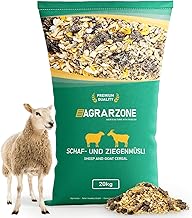 Agrarzone Schaffutter Ziegenfutter Müsli 20 kg - Österreichisches Kraftfutter Ziegen & Schafe - Frei von Gentechnik - Mehrfach gereinigt & Staubfrei