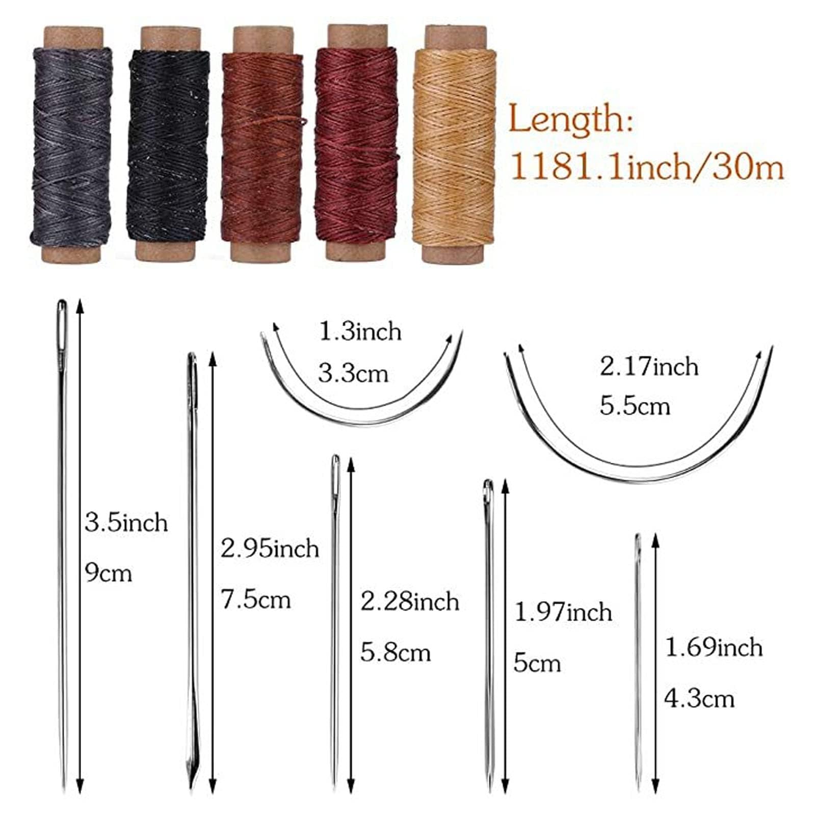 Herramientas para Trabajar Cuero, Kit de Herramientas para Cuero de Acero con Alto Contenido de Carbono, 16 Modelos, 28 Piezas, Kit Profesional para Manualidades en Cuero, para Punzonar