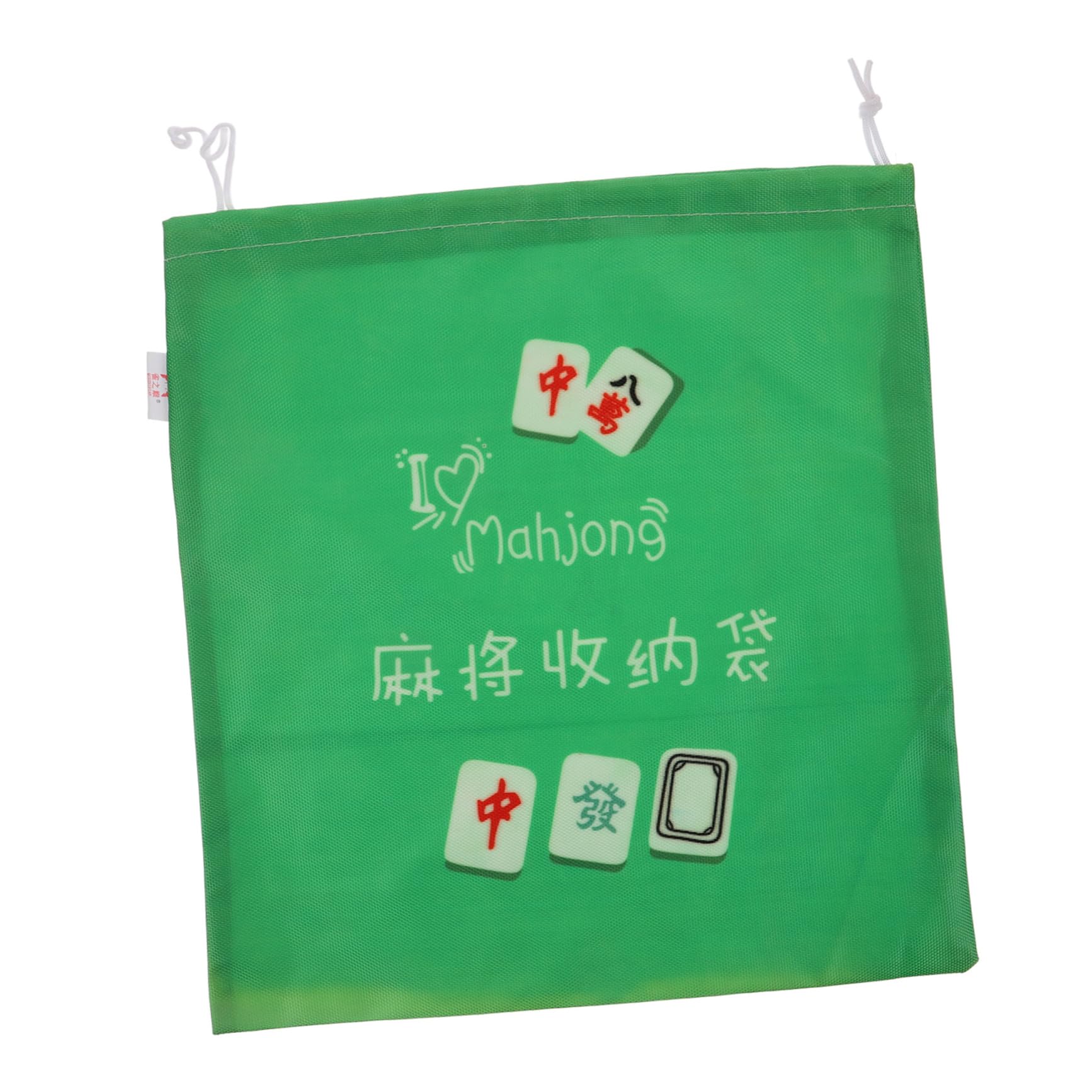 Garneck Mahjong Accessories Bag Large Reusable Storage Pouch for Mahjong Tiles Compact for Travel Playing On-the-go
