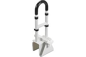 Drive Medical Adjustable Bathtub Grab Bar & Bathtub Safety Rail for Seniors