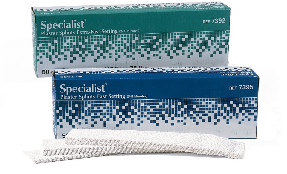 BSN Specialist Plaster of Paris Splints, Fast, Blue, 3