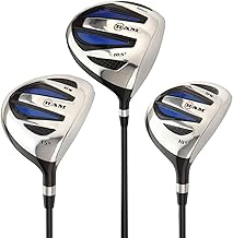 Ram Golf EZ3 Mens Wood Set - Driver, 3 & 5 Wood -Headcovers Included