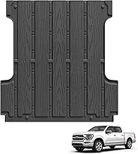 3W Bed Mat for Ford F-150 (5.5FT) 2015-2025 2026 Truck Bed (Include F150 Lightning 2024 2023 2022) All Weather Protector TPE Car Bed Liner Accessories Black