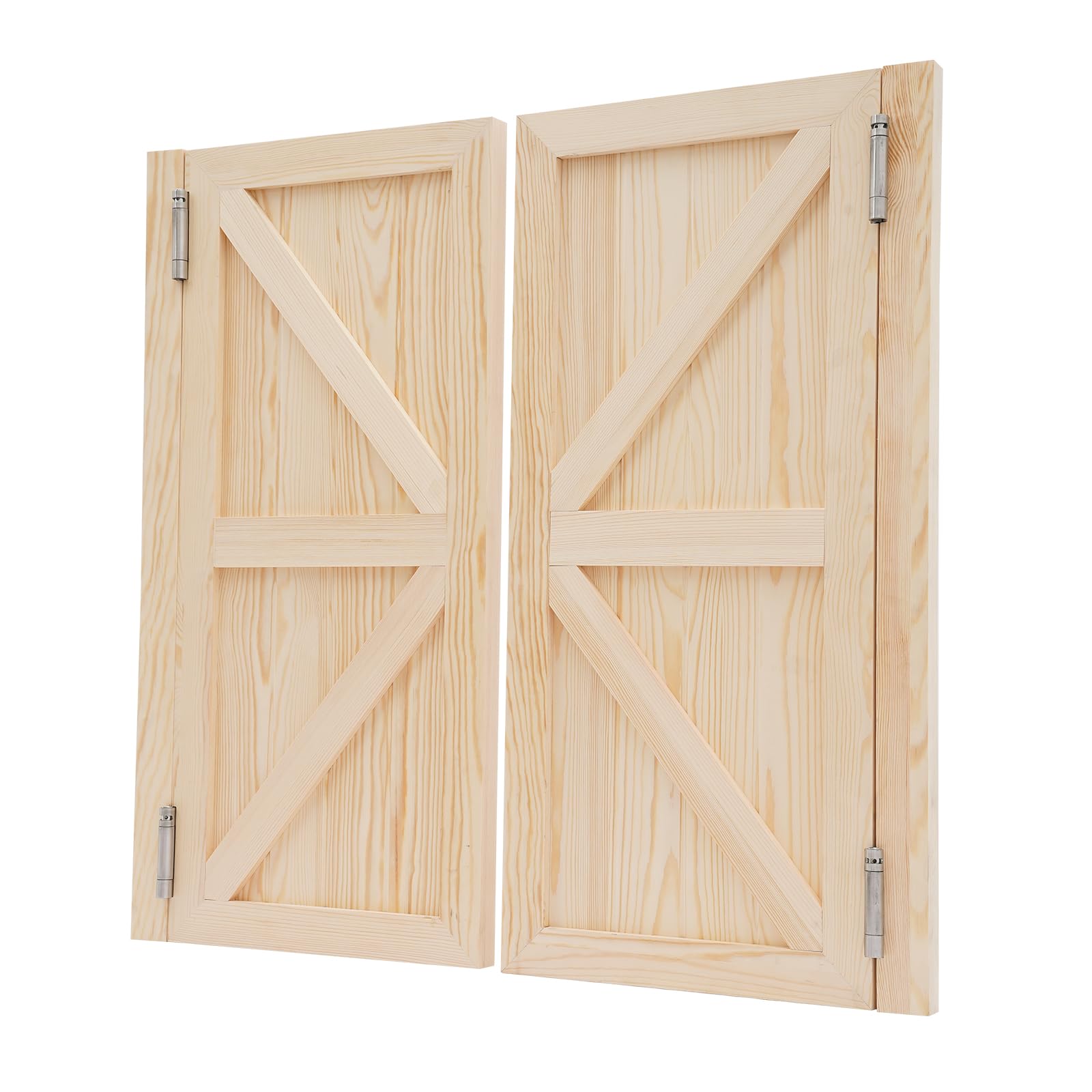 Porte Saloon Battante En Bois Massif, Double Vantail Pour Bar Maison