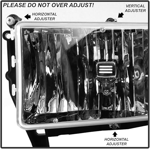 Miniatura 5 de ACANII - Para faros delanteros Dodge Ram 1500 2500 3500 1994-2001 con luces de esquina, lámparas de señal 94-01 para conductor + lado del pasajero