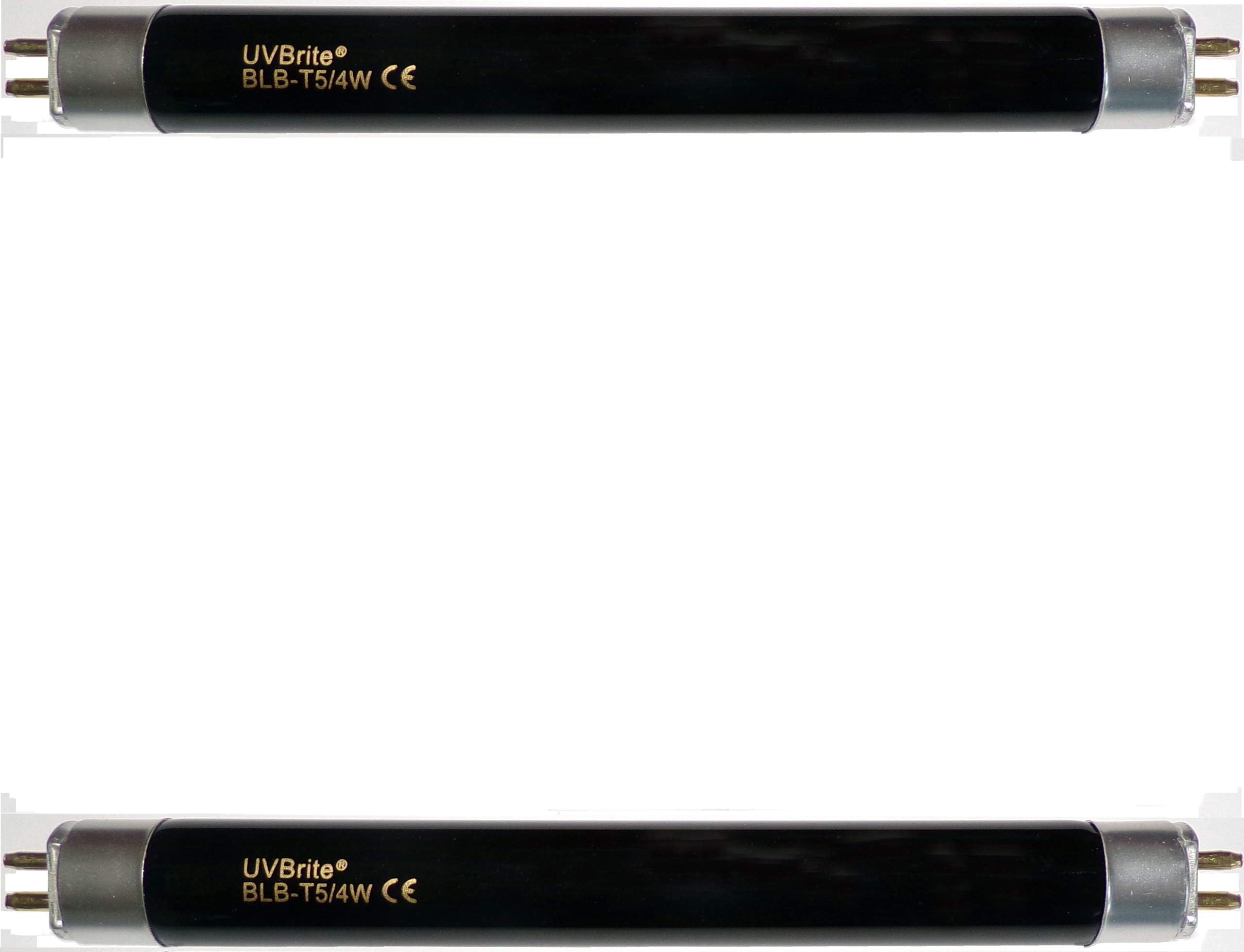 2-Pack BLB-T5/4W F4 (150mm) F4T5 4 Watt Blacklight Bulb for UV Bank Note Money Checker