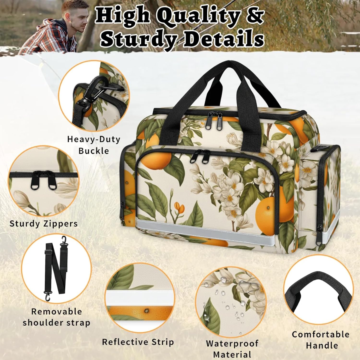 First Aid Bags Empty, Plump Oranges Emergency Bag First Aid Kit Multiple Compartment Kit Carrier On Call Trauma Bag for Paramedics Emergency Medical Supplies Kit