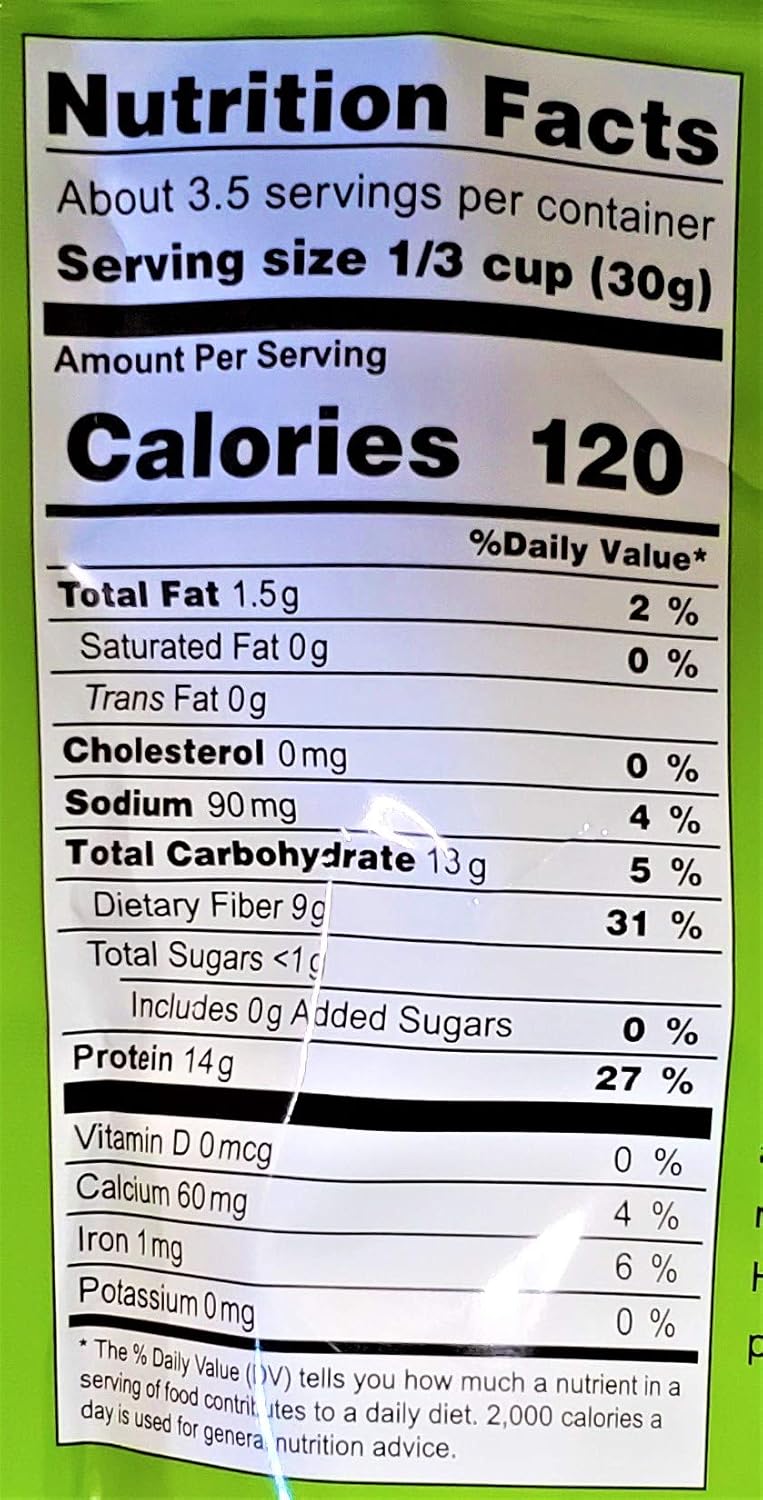 Hapi Dry Roasted Edamame with Sea Salt (6 Pack, Total of 21.18oz)