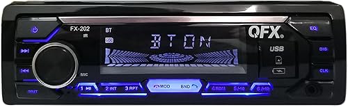 Miniatura 2 de QFX Estéreo Bluetooth FX-911 para automóvil con radio AMFM, reproductor de MP3, pantalla LCD, 2 puertos USB, entrada AUX y reproductor de MP3