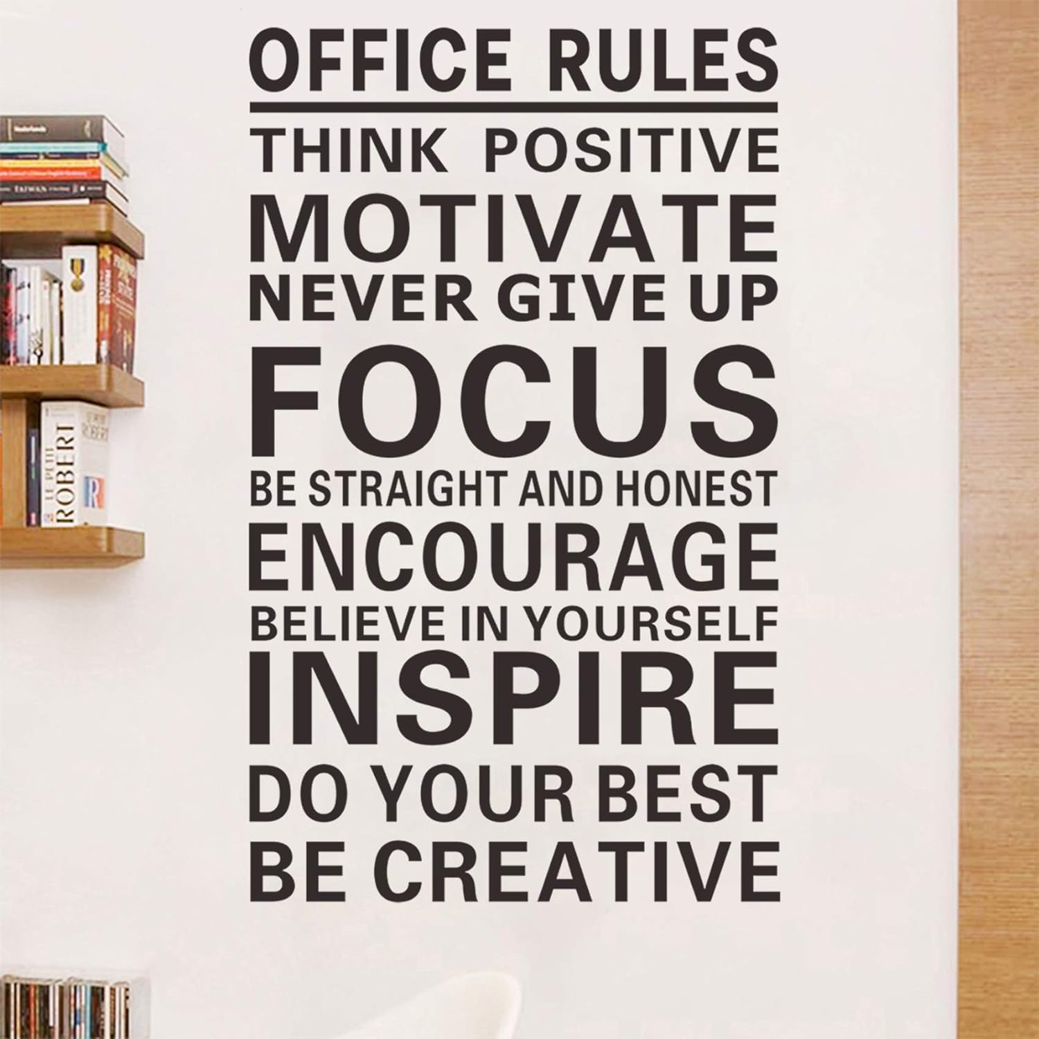 BPA® Office Rules Wall Decal Vinyl Decor Art DIY