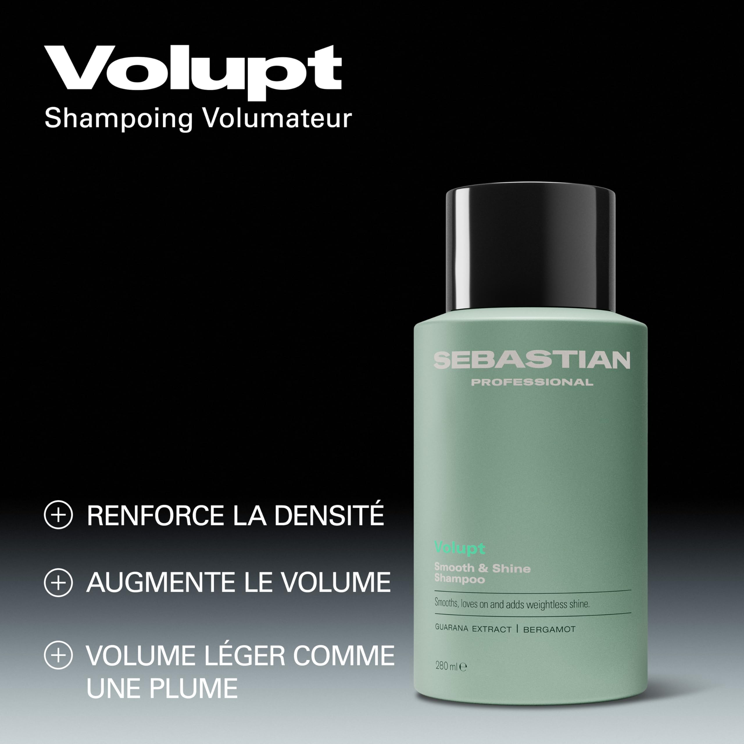 Sebastian Professional Volupt – Shampoing volumisant cheveux fins, brillance et douceur