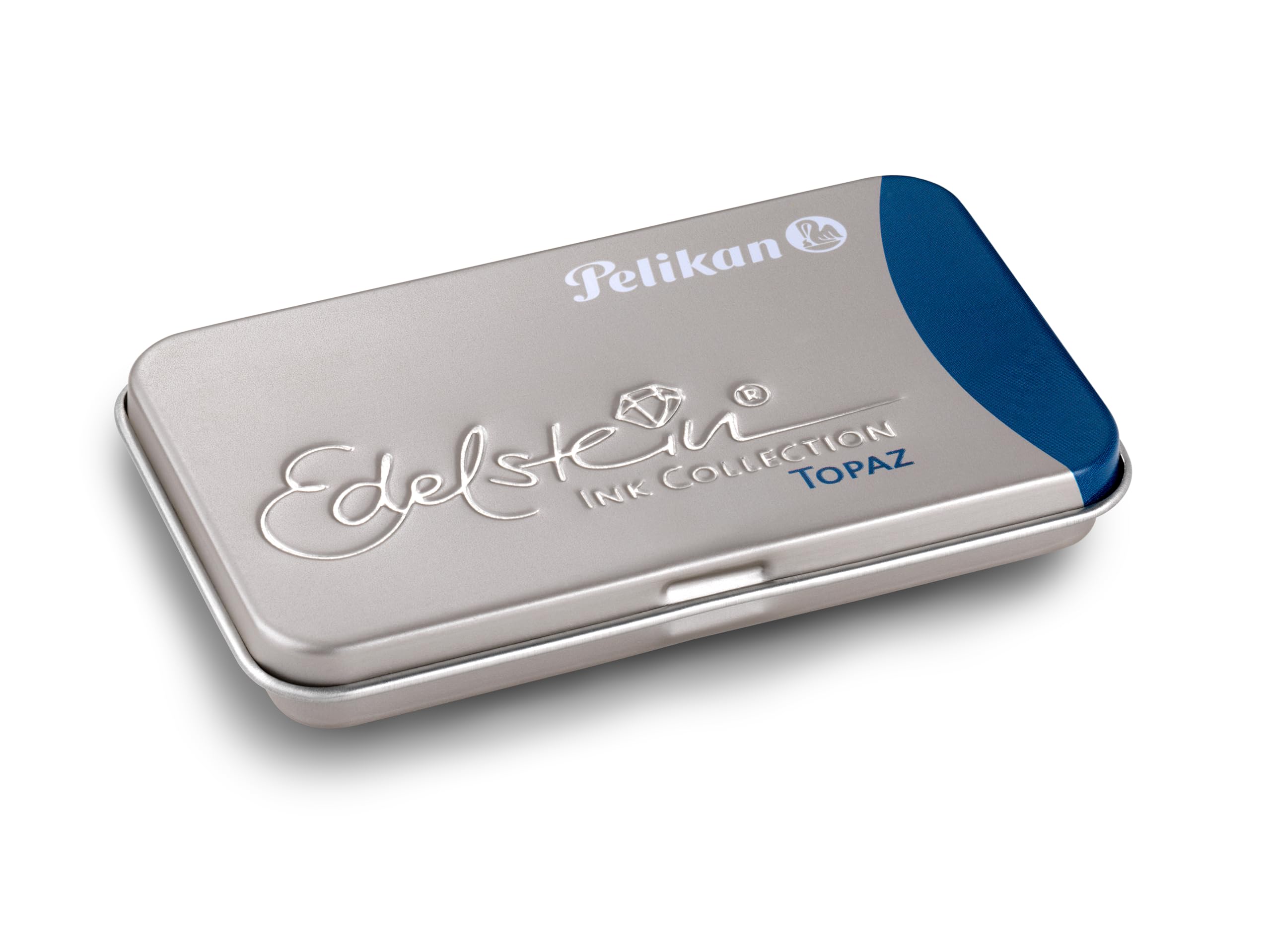 Pelikan® Naboje do pióra wiecznego EDELSTEIN GTP/6 6 sztuk | Wkłady Wymiana Atramentu Tuszu | Intensywny Wyraźny Kolor | Kaligrafia Pisanie ręczne Do szkoły Pracy Biura | Topaz