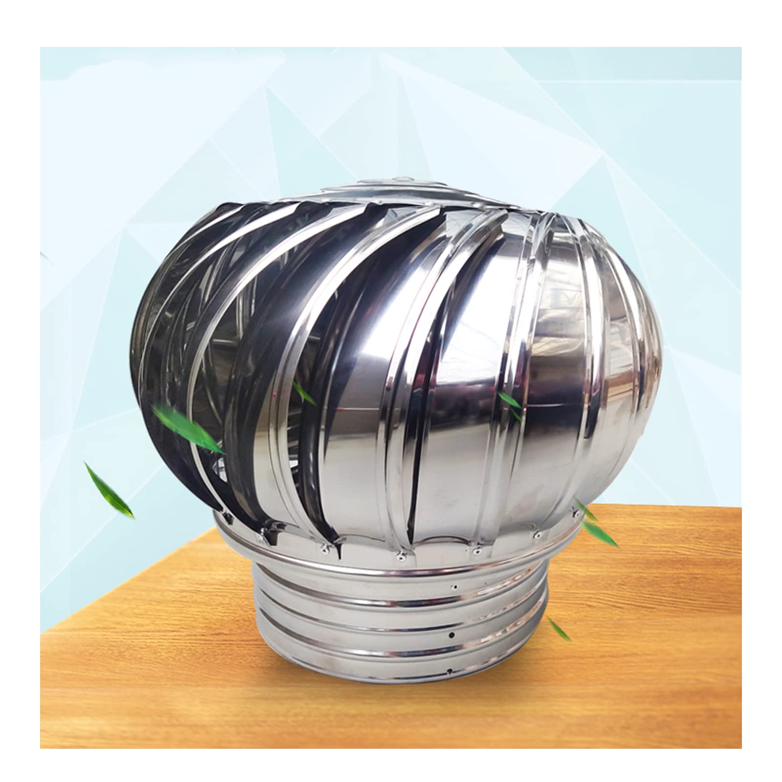 Capot de cheminée de ventilation rotatif extracteur 300mm